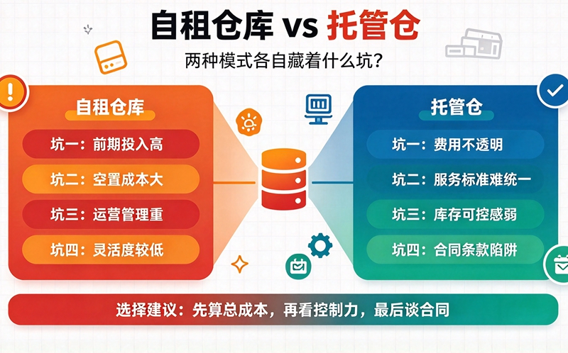 自租仓库 vs 托管仓，两种模式各自藏着什么坑？